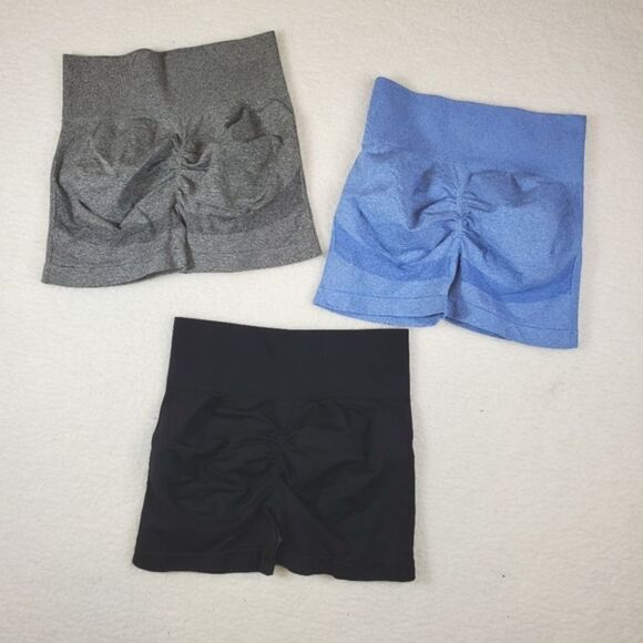 Amazon Butt Scrunch Shorts High Waistband and Moisture-Wicking Fabric Bundle - Picture 10 of 16